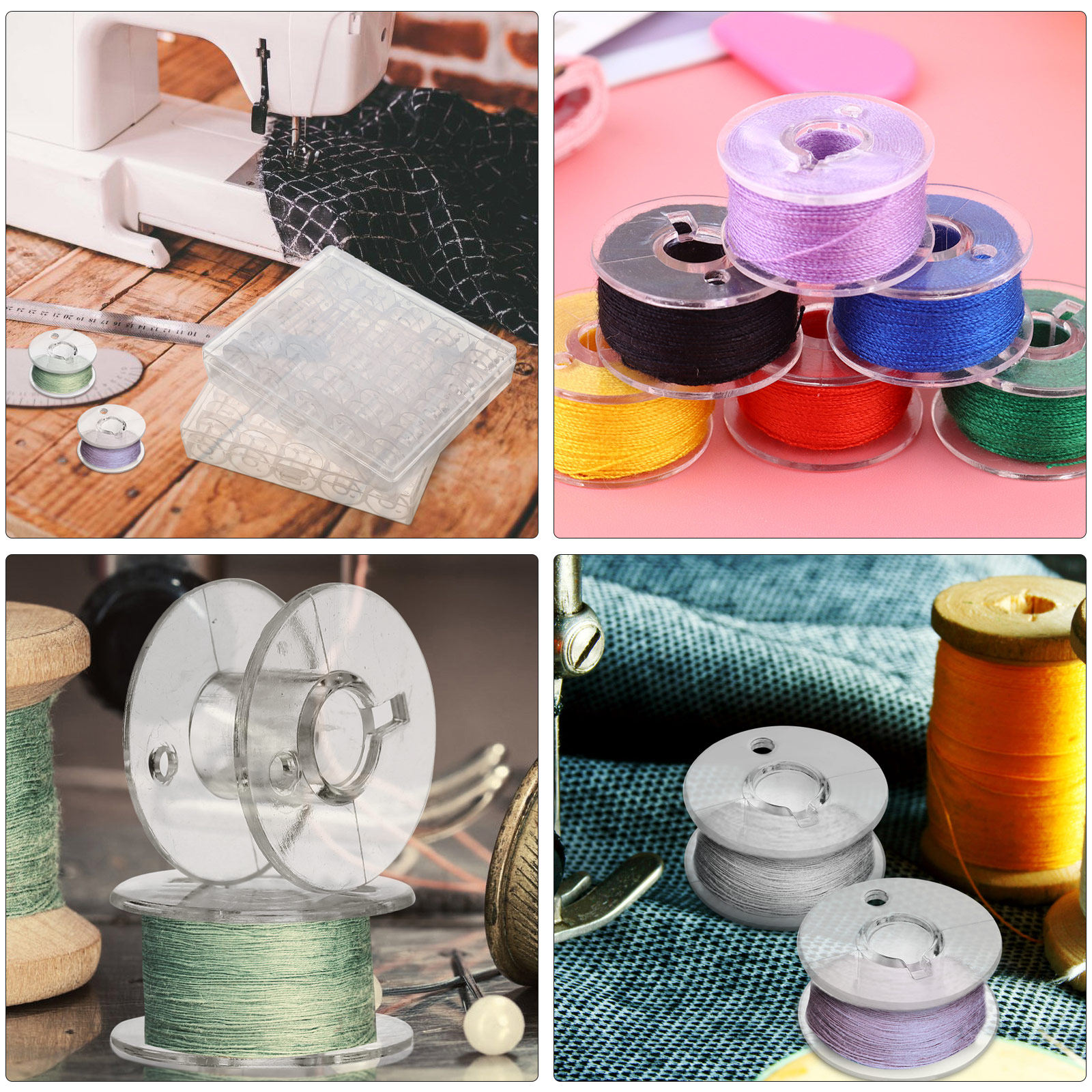 Embroidery Premium - 1Set Premium Transparent Plastic Sewing Machine
