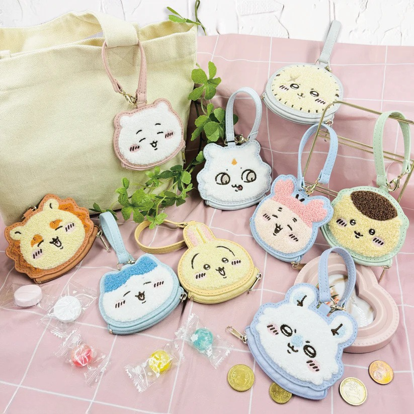 Embroidery Gift - Cute Hachiware Usagi Plush Coin Purse