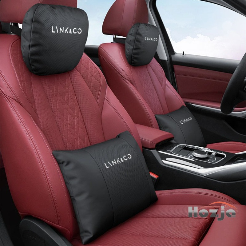 Embroidery Premium - Premium Embroidery Logo Car Neck Pillow