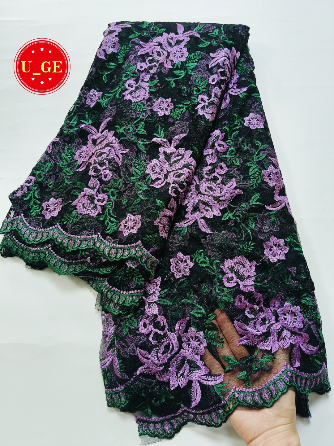 Embroidery Abaya - 5Yards Latest Best Quality Delicate Austria