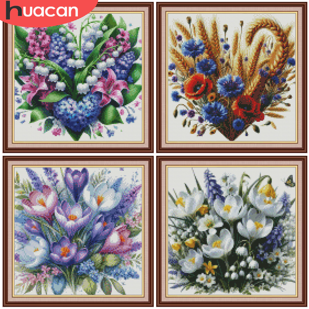 Embroidery Guide Paper - HUACAN 11CT Cross Point Embroidery Kits
