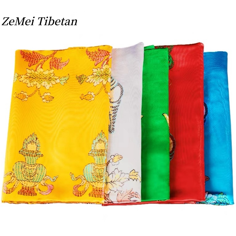 Embroidery Cloth - Tibetan-Style Hada Tantric Five Colors Cloth