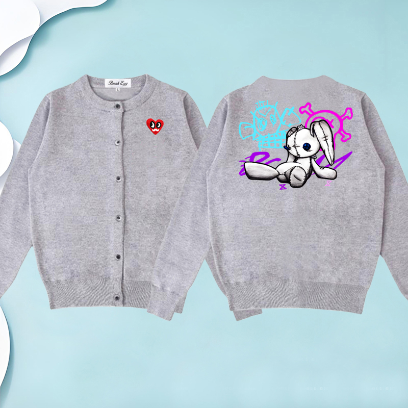 Embroidery Egg - Arcane Jinx Monkey Doll Rabbit Printing