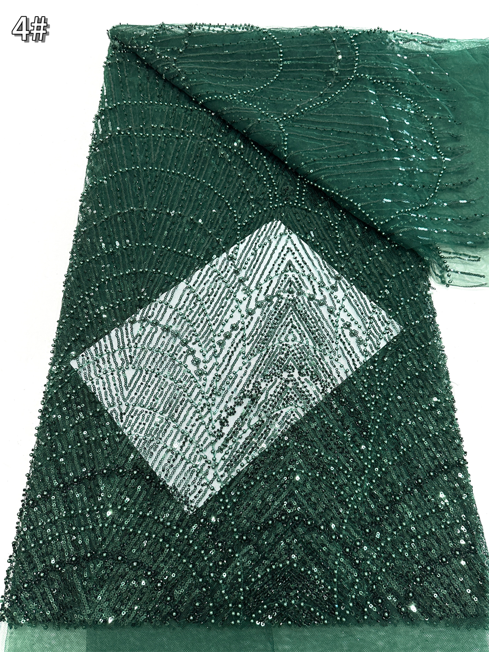 Embroidery Abaya - African French Sequined Lace Fabrics 2025