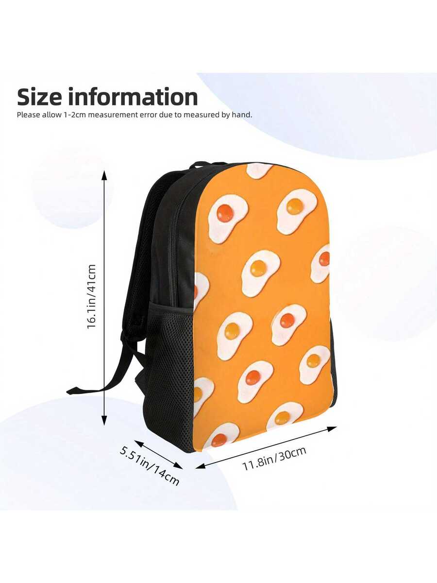 Harajuku Style Fried Eggs Oran - Embroidery Egg ulasan dan harga