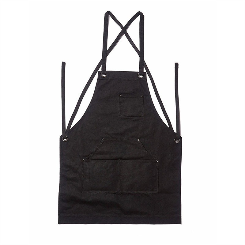 Heavy Duty Canvas Work Apron w - Embroidery Apron ulasan dan harga