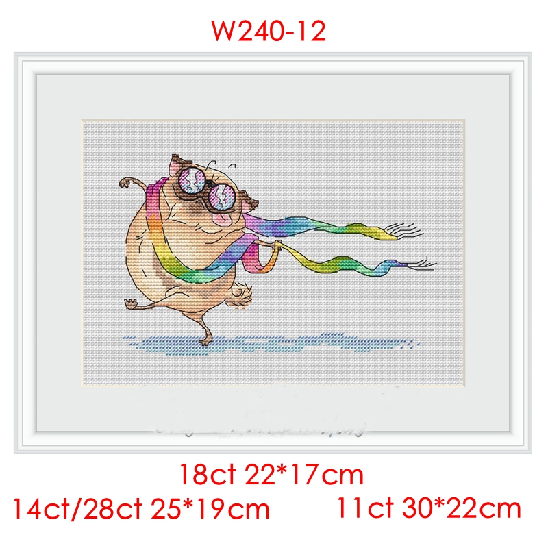 The cross-stitch kit for trail - Embroidery Running Stitch ulasan dan harga