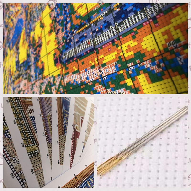 The cross-stitch kit for trail - Embroidery Running Stitch ulasan dan harga