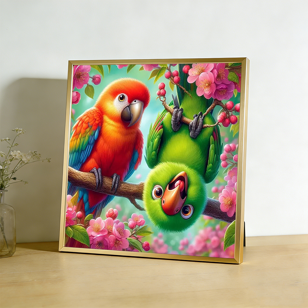 Cross Stitch Patterns Parrot A - Embroidery Guide Paper ulasan dan harga