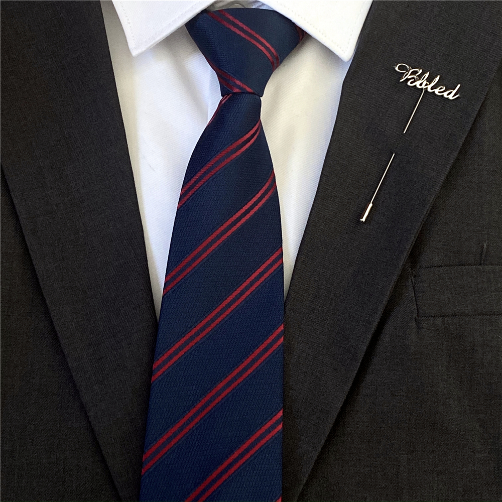 Personalized Men Lapel Pin Cus - Embroidery Names ulasan dan harga