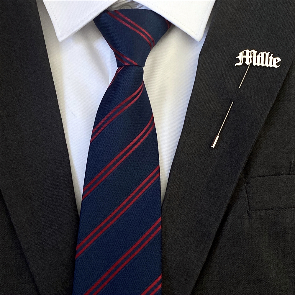 Personalized Men Lapel Pin Cus - Embroidery Names ulasan dan harga