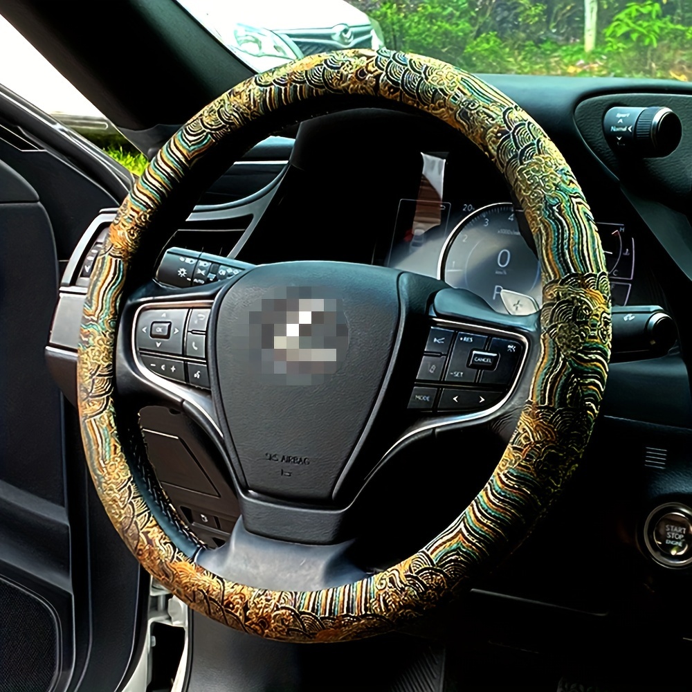 Car steering wheel cover, broc - Embroidery Hub ulasan dan harga