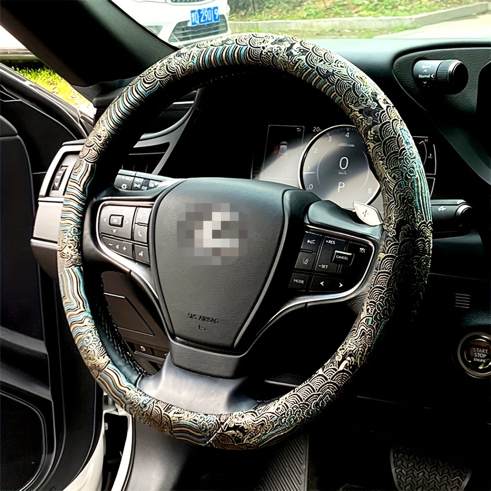Car steering wheel cover, broc - Embroidery Hub ulasan dan harga