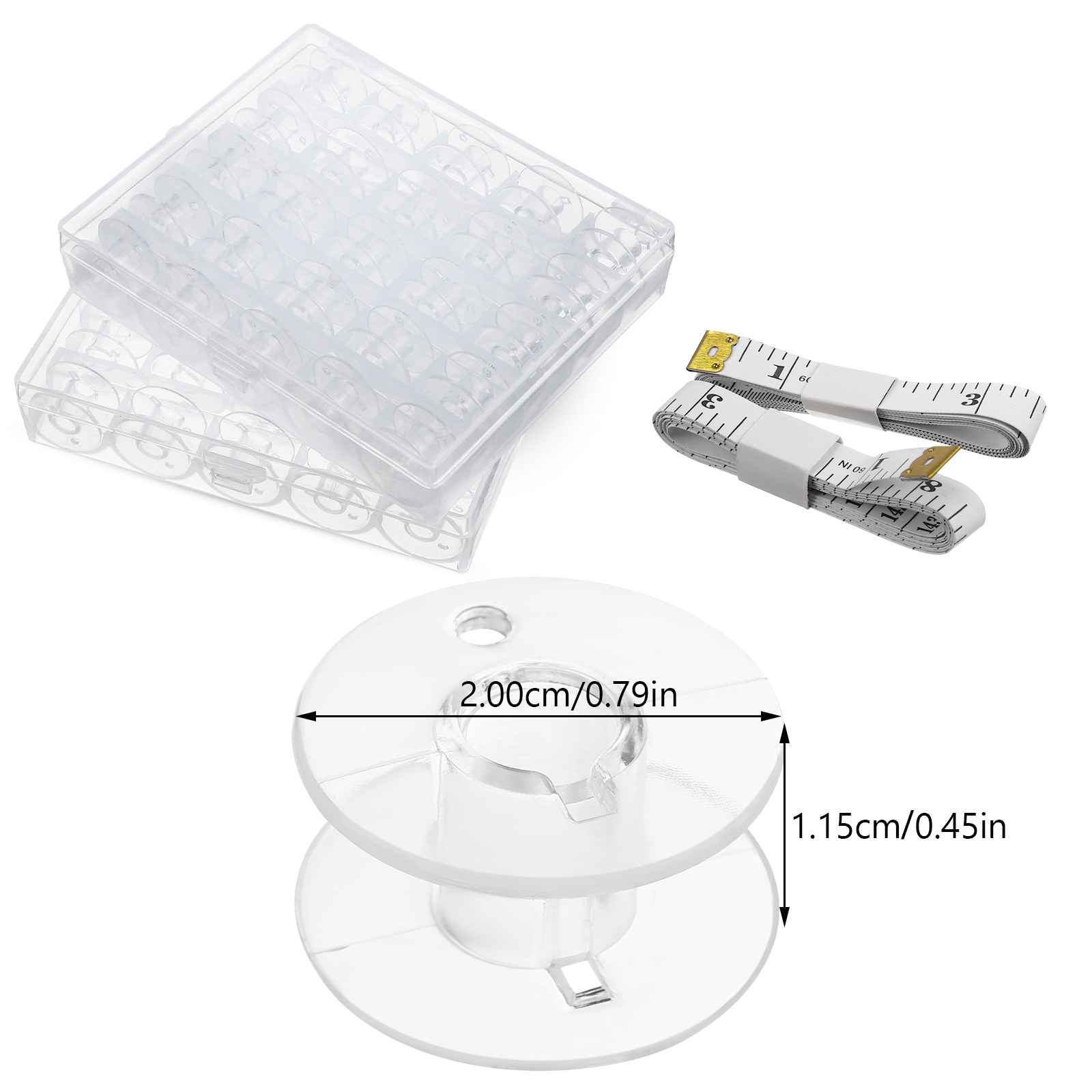 1Set Premium Transparent Plast - Embroidery Premium ulasan dan harga