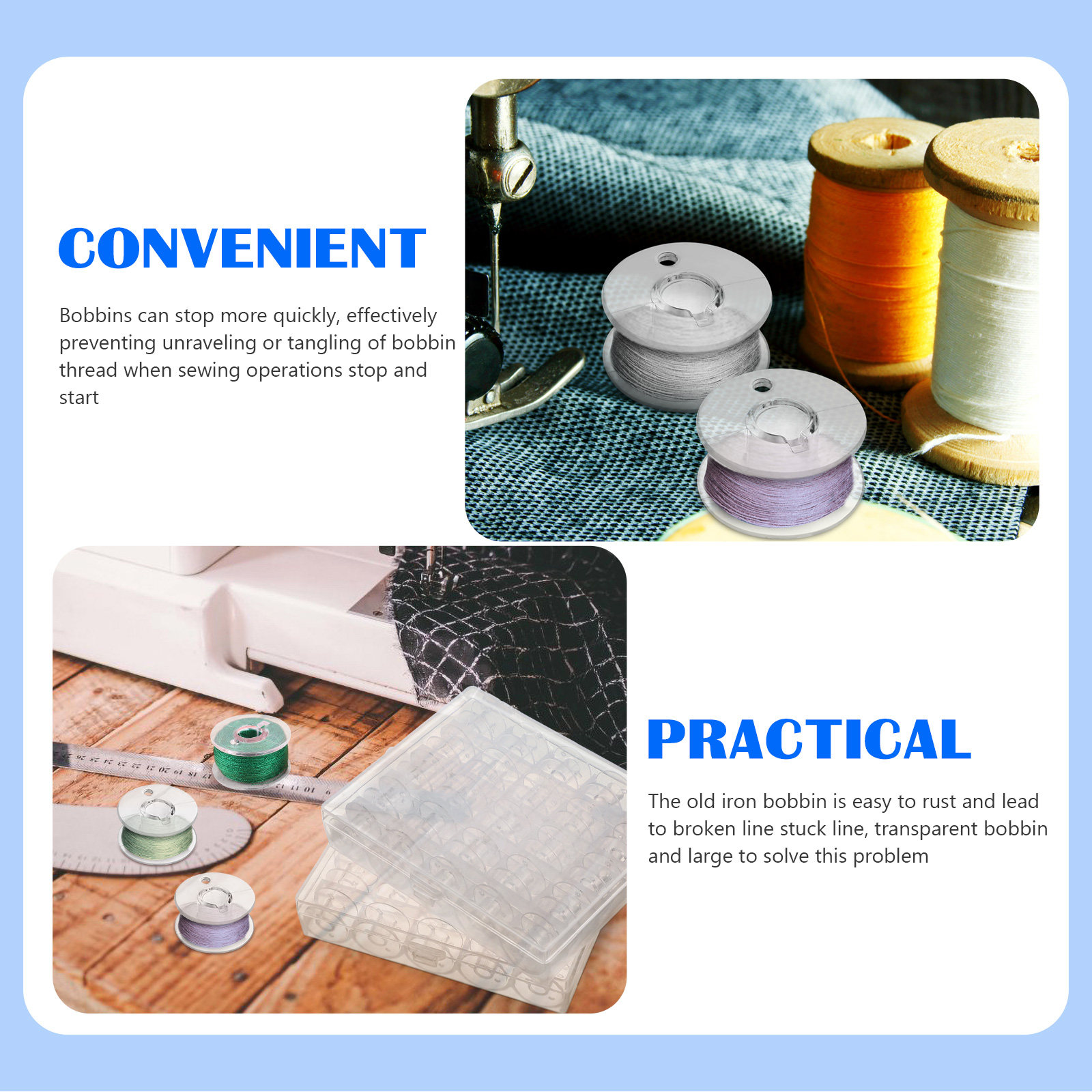 1Set Premium Transparent Plast - Embroidery Premium ulasan dan harga