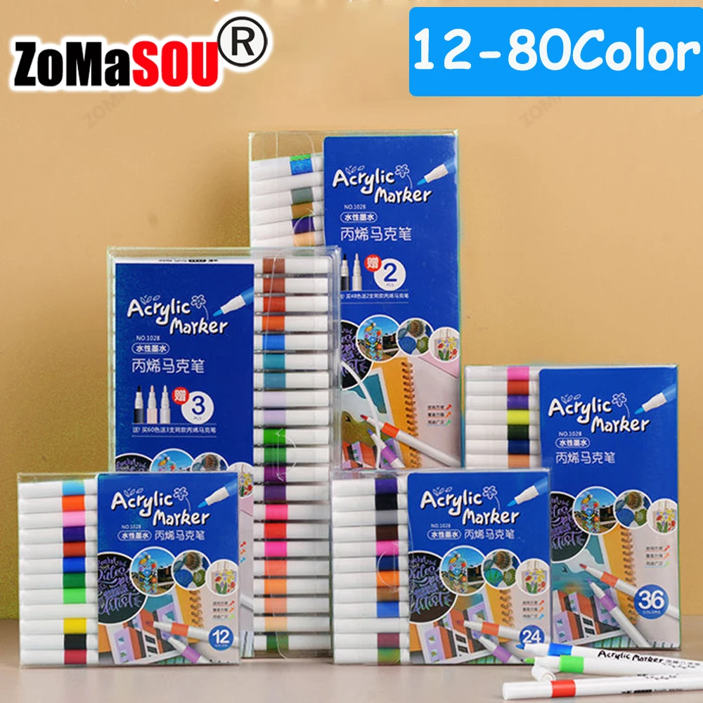 12-60 Top Colors Acrylic Paint - Embroidery Egg ulasan dan harga