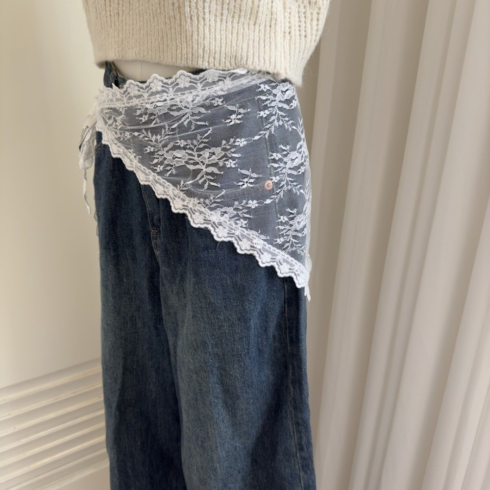 Soft Y2K Triangle Apron Embroi - Embroidery Apron ulasan dan harga