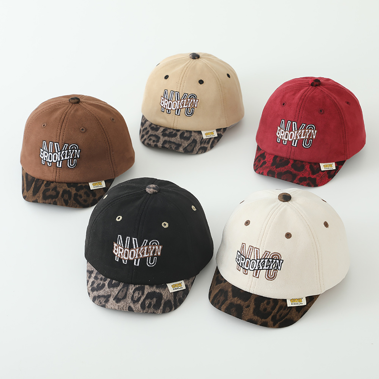 Boy Girl Short Brim Baseball C - Embroidery Cap ulasan dan harga