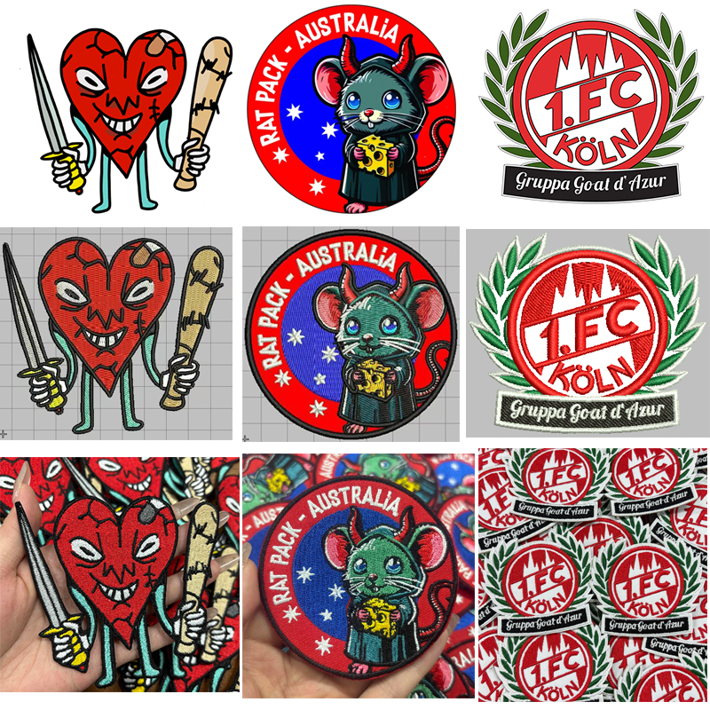 Customizable Embroidered Patch - Embroidery Name Designs ulasan dan harga