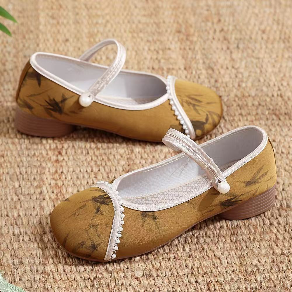 Chinese Style Women Low Heel C - Embroidery Cloth ulasan dan harga