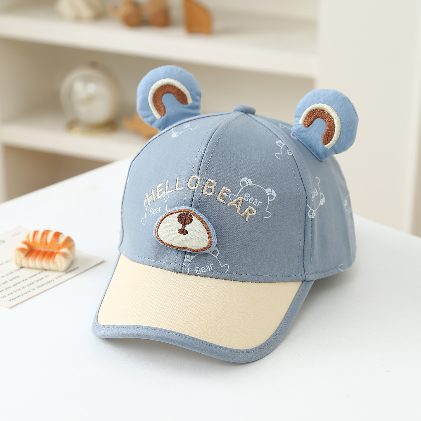 Cartoon embroidered bear child - Embroidery Shawl ulasan dan harga