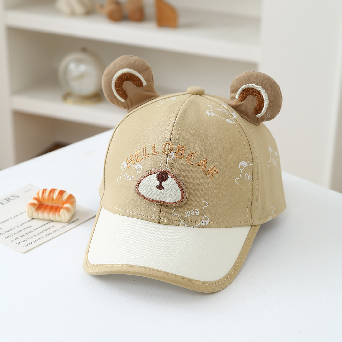 Cartoon embroidered bear child - Embroidery Shawl ulasan dan harga