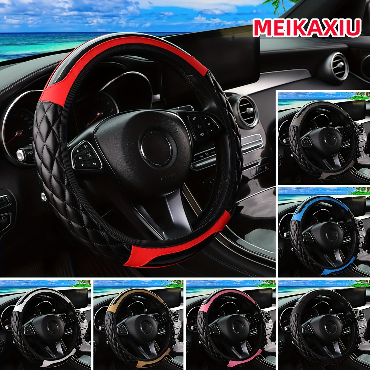 The new car steering wheel cov - Embroidery Hub ulasan dan harga
