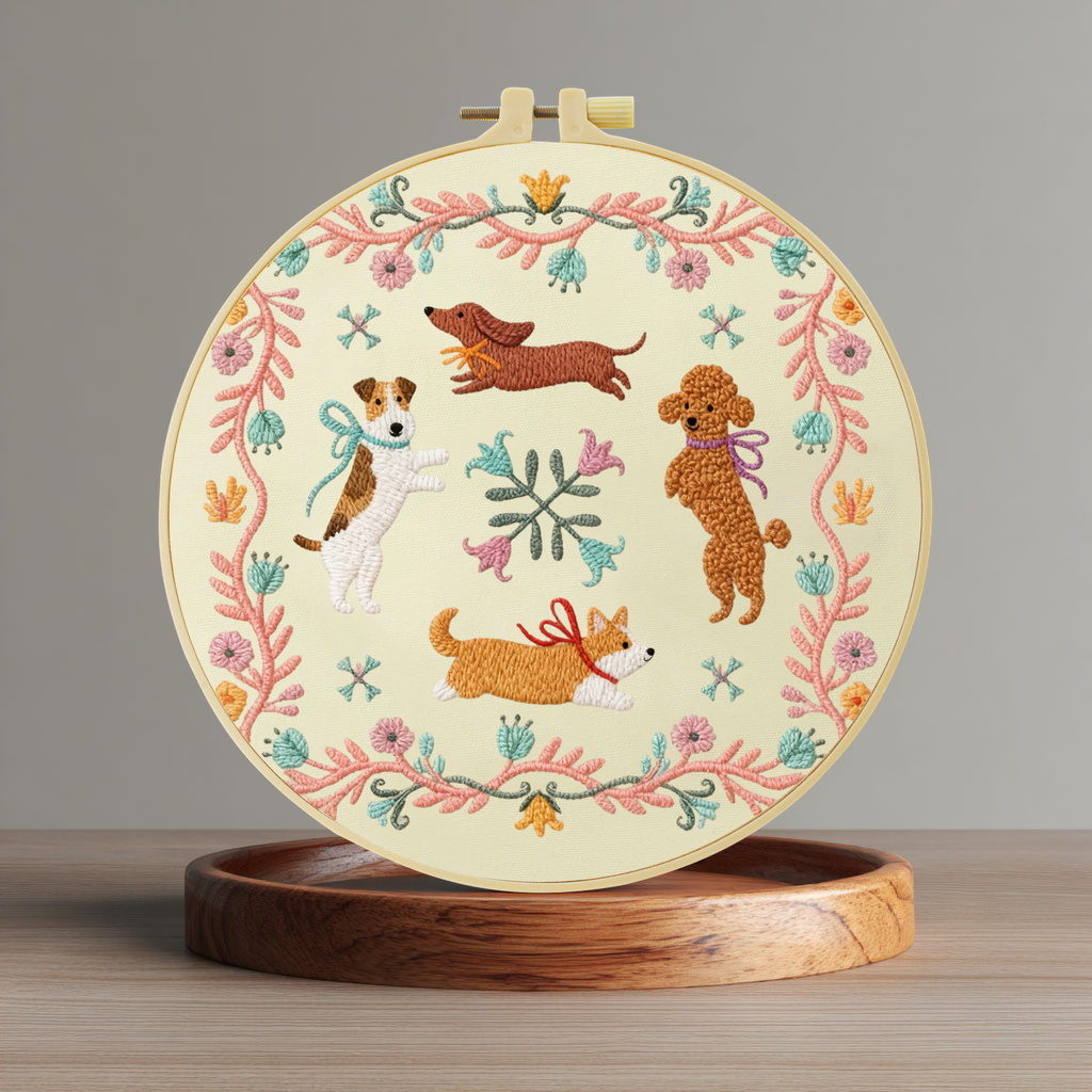 1pc 20X20CM/15X15CM running do - Embroidery Running Stitch ulasan dan harga