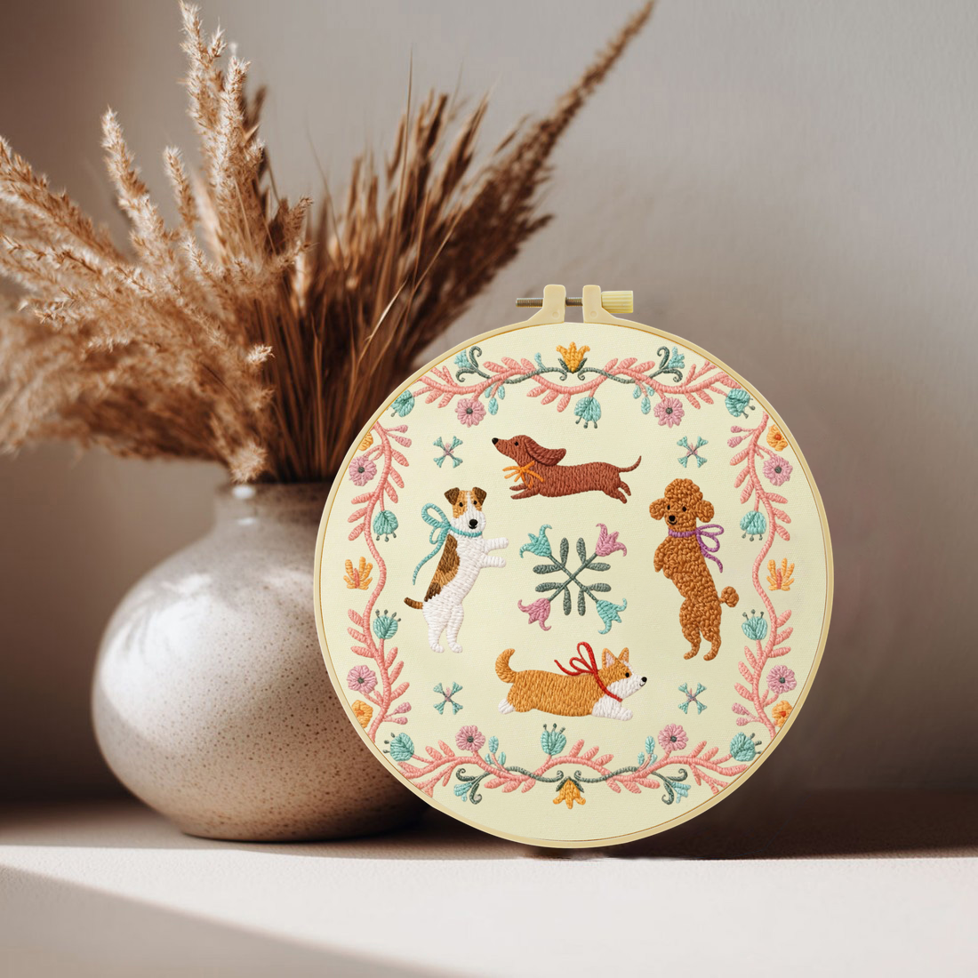 1pc 20X20CM/15X15CM running do - Embroidery Running Stitch ulasan dan harga