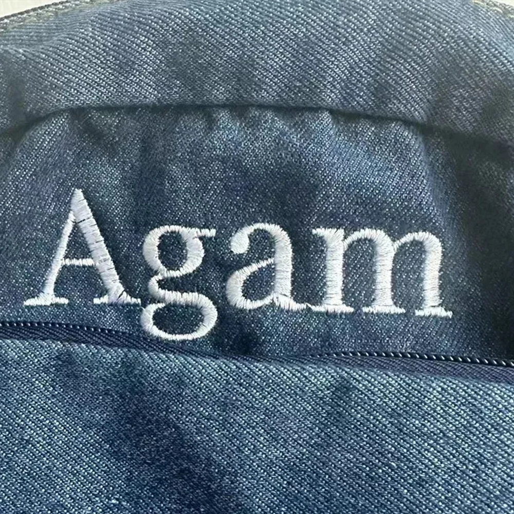 Denim Backpack Girls' New Stud - Embroidery Names ulasan dan harga
