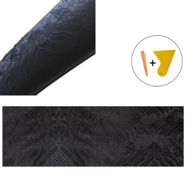 Car Interior Stickers High-Gra - Velvet Fabric Embroidery ulasan dan harga