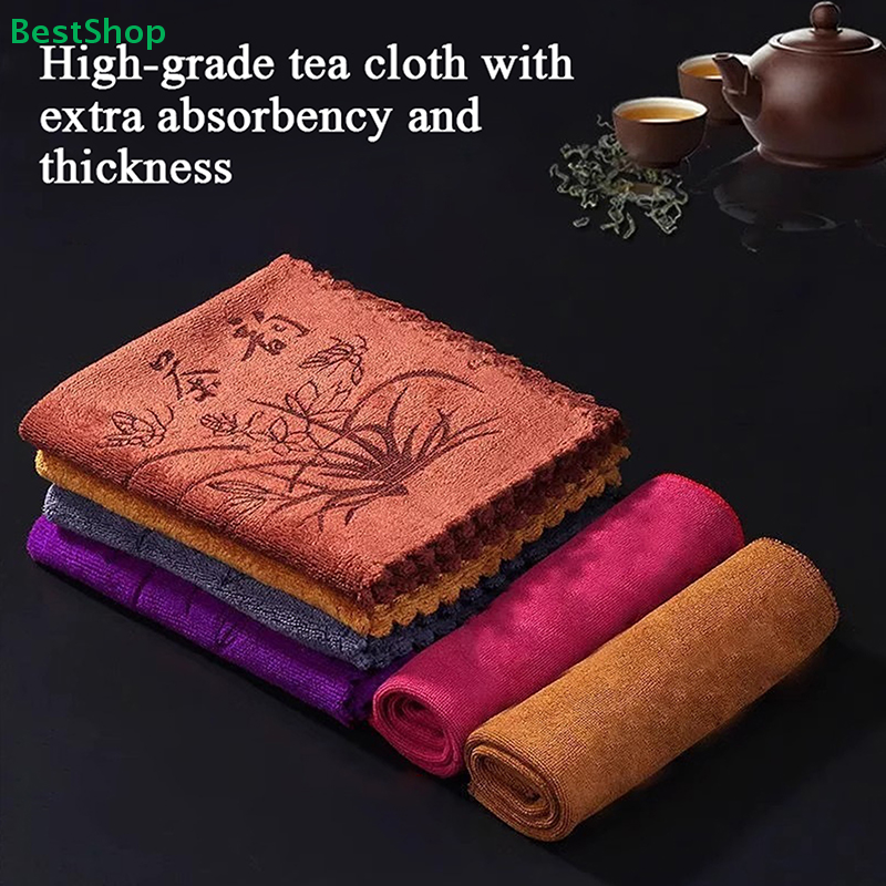 ♥Premium Tea Towels with Embro - Embroidery Premium ulasan dan harga