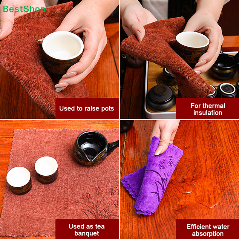 ♥Premium Tea Towels with Embro - Embroidery Premium ulasan dan harga