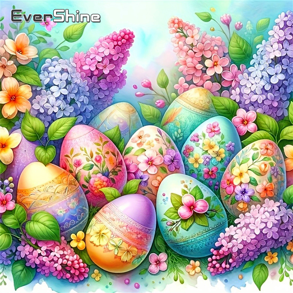 Evershine Counted Cross Stitch - Embroidery Egg ulasan dan harga