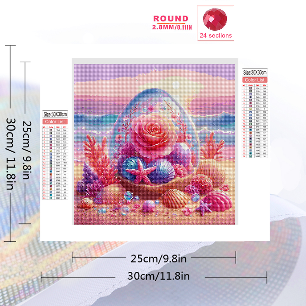 EverShine Diamond Painting Sea - Embroidery Egg ulasan dan harga