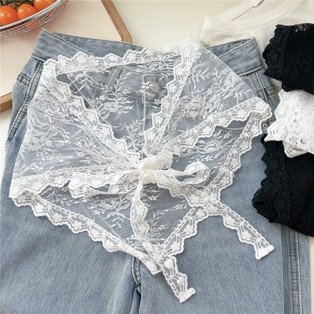 Soft Y2K Triangle Apron Embroi - Embroidery Apron ulasan dan harga