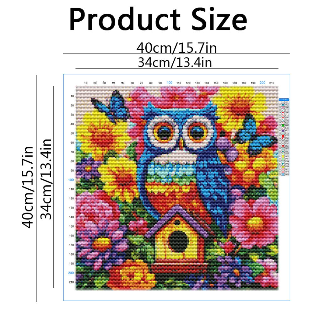 11CT Cross Point Embroidery Ow - Embroidery Guide Paper ulasan dan harga