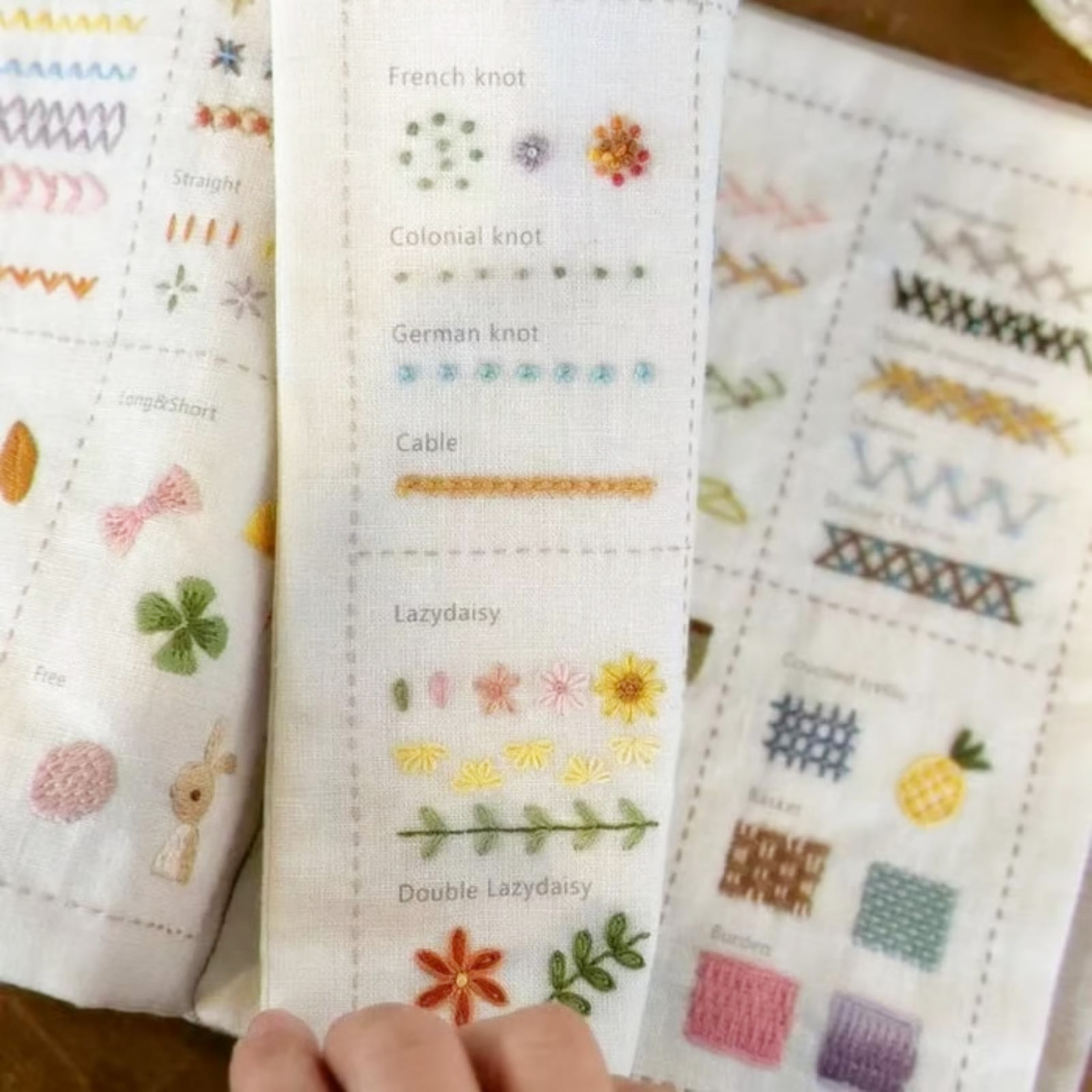 Basic Hand Embroidery Stitches - Embroidery Guide Book ulasan dan harga