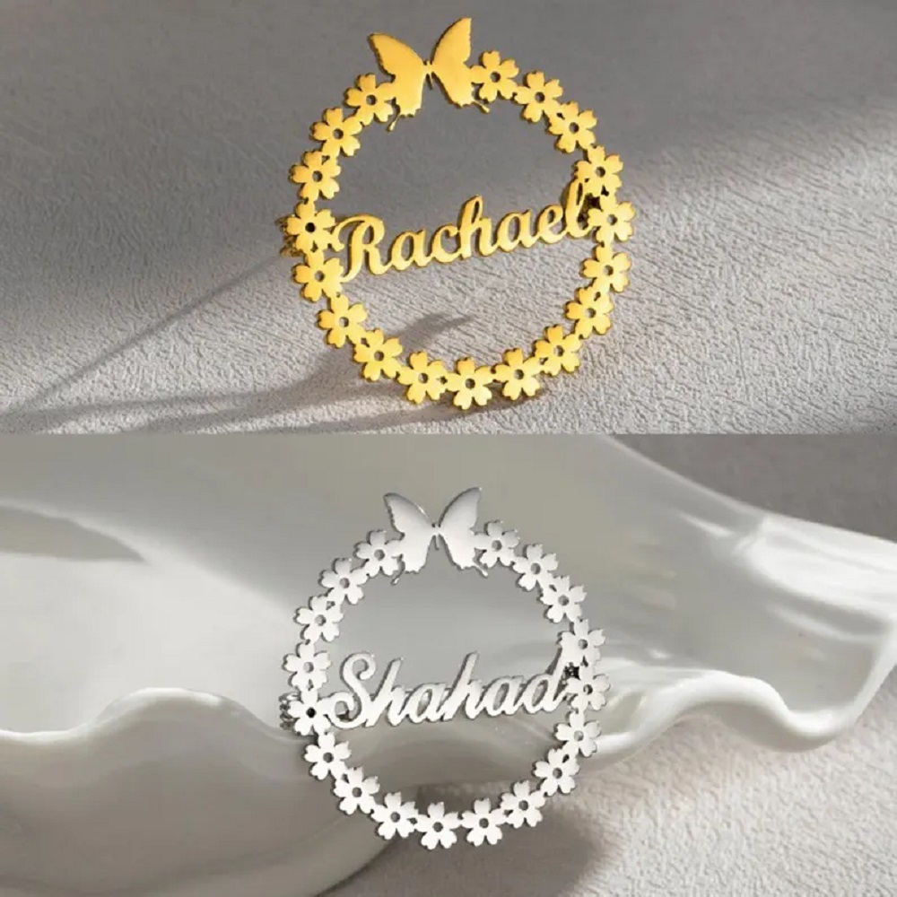 Sipuris Garland Butterfly Cust - Embroidery Names ulasan dan harga