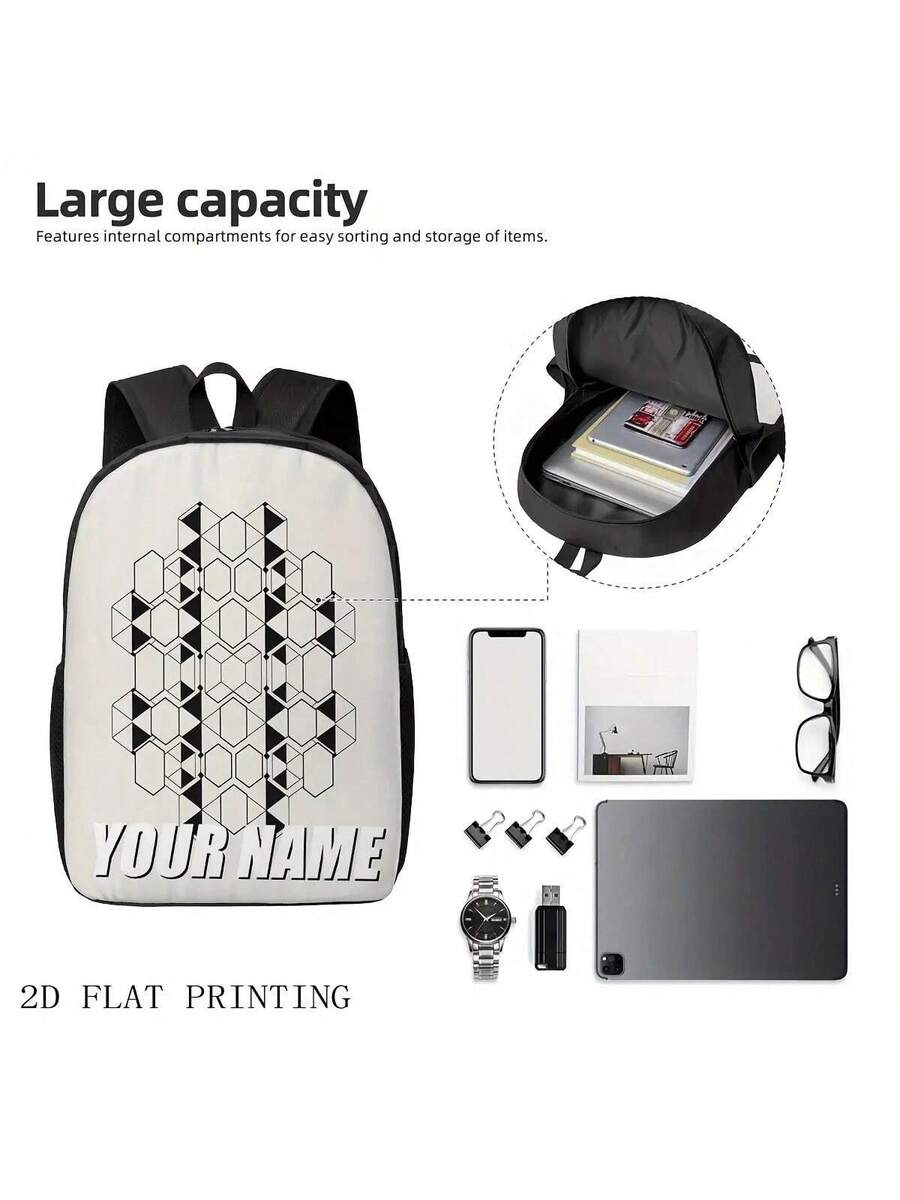 Customizable Black White Geome - Embroidery Name Designs ulasan dan harga