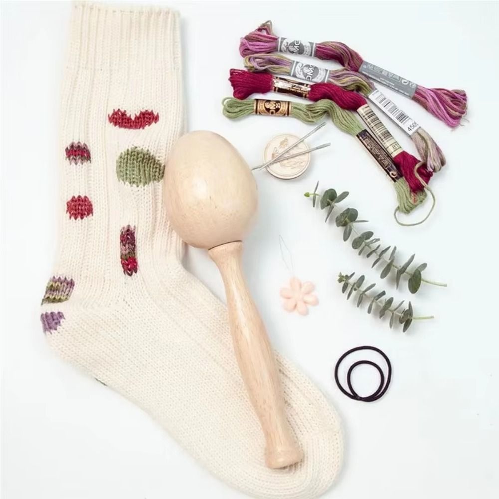 DIY Crafts Sock Darning Kit We - Embroidery Egg ulasan dan harga