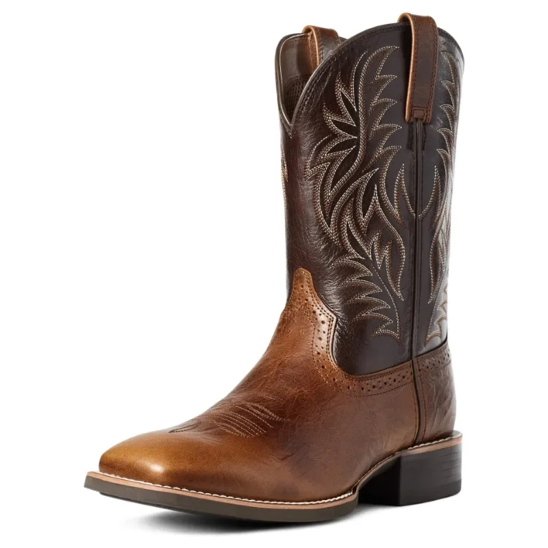 Men High Boots Embroidery Retr - Embroidery Gift ulasan dan harga