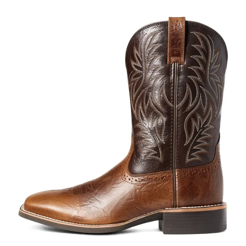 Men High Boots Embroidery Retr - Embroidery Gift ulasan dan harga