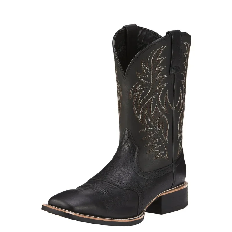 Men High Boots Embroidery Retr - Embroidery Gift ulasan dan harga