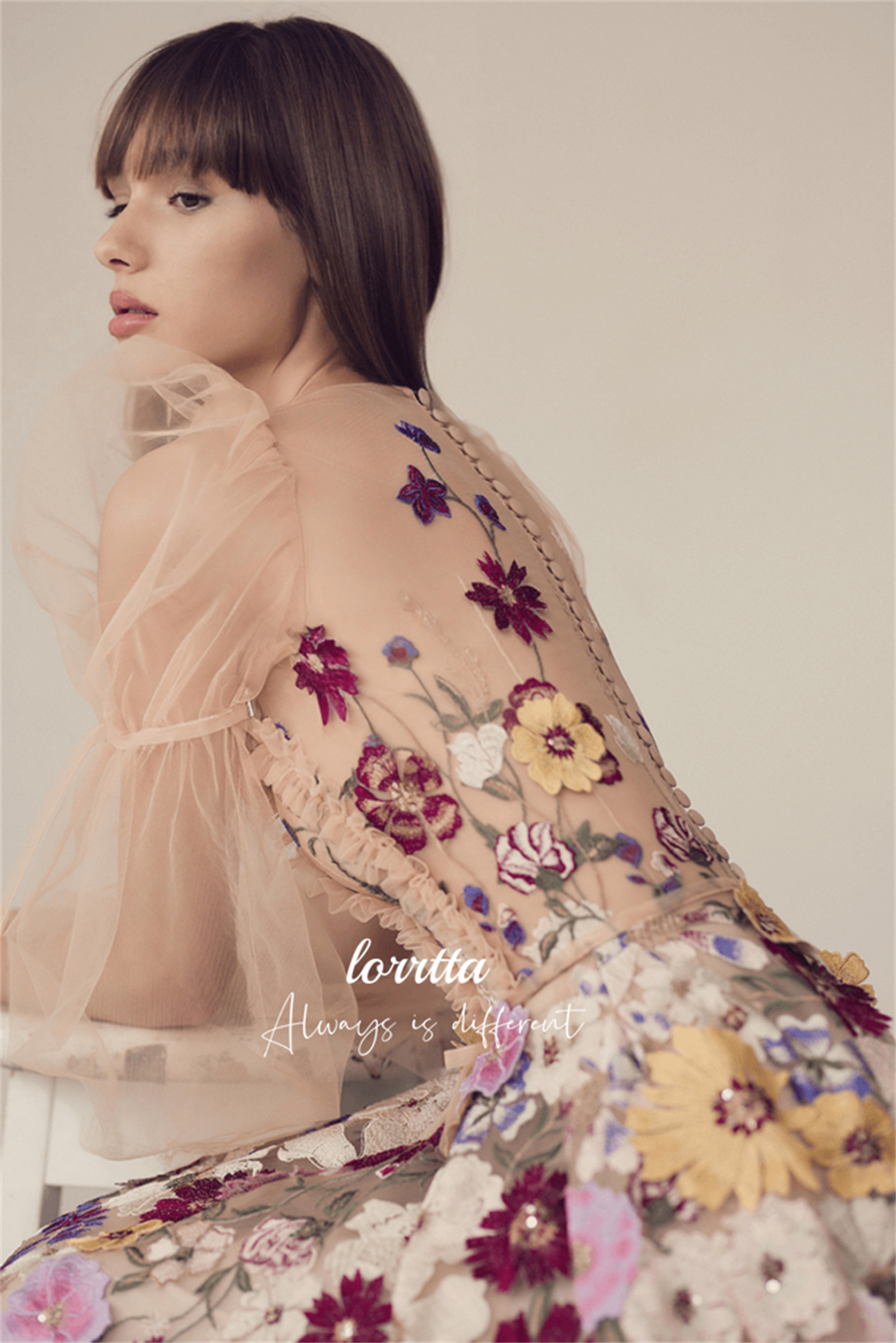 Luxury Party Dress Line A Even - Embroidery Abaya ulasan dan harga