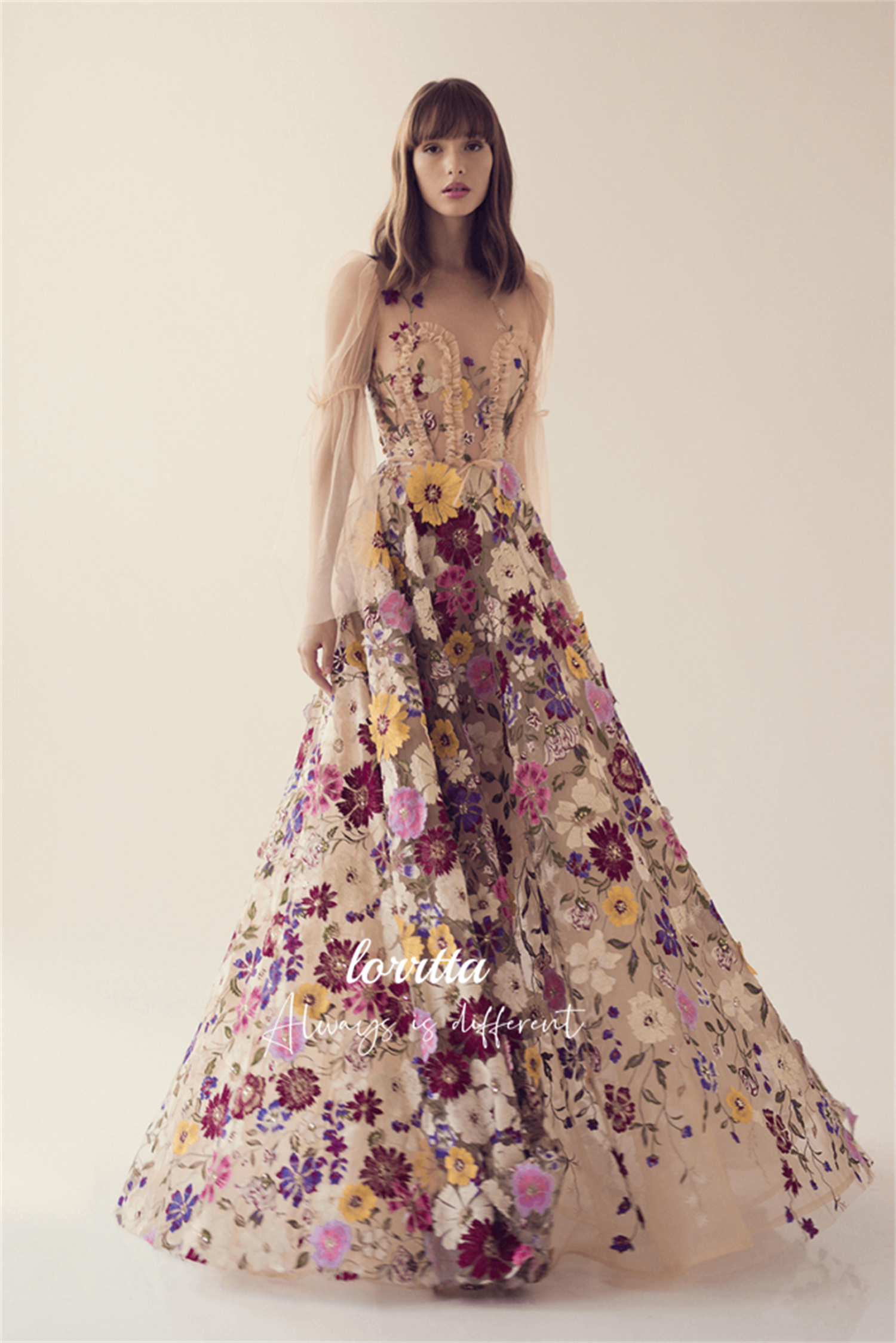 Luxury Party Dress Line A Even - Embroidery Abaya ulasan dan harga