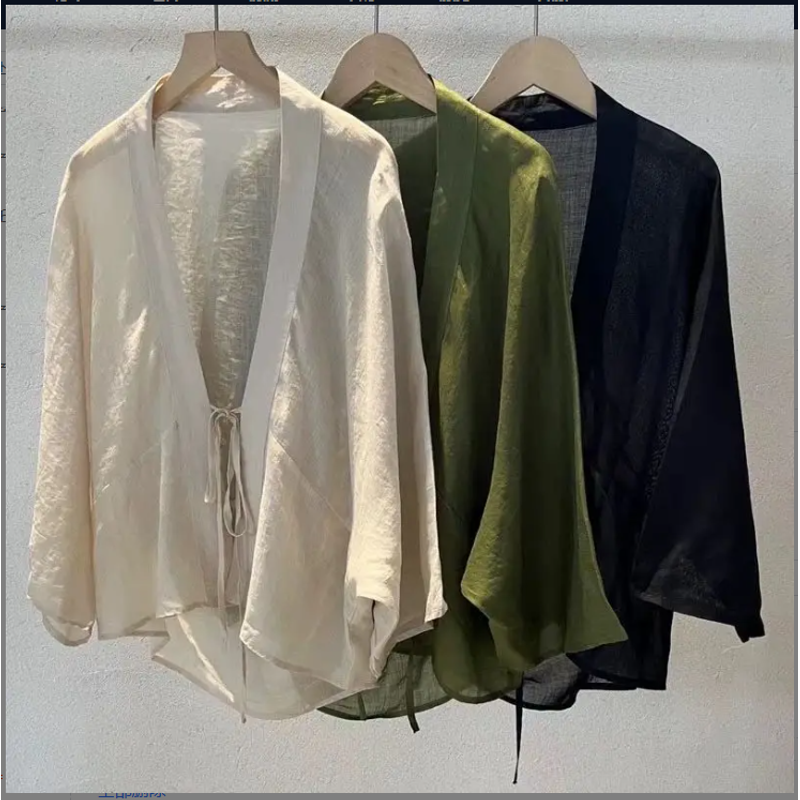 2025 summer high-end advanced  - Linen Fabric Natural ulasan dan harga
