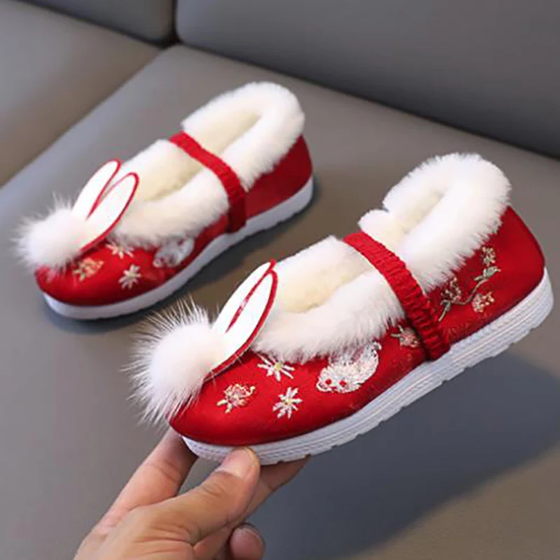 Velvet Cotton Shoes Winter Chi - Velvet Fabric Embroidery ulasan dan harga