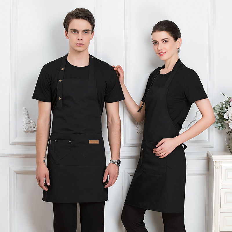 Custom Brand Logo Kitchen Apro - Embroidery Apron ulasan dan harga
