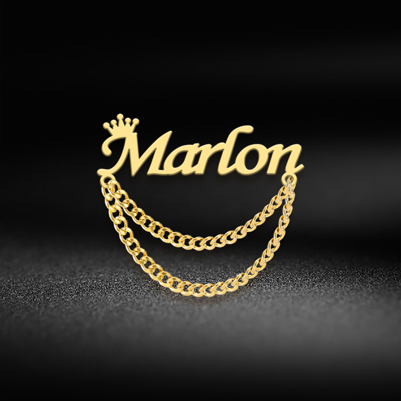 Personalized Name Brooch Custo - Embroidery Names ulasan dan harga